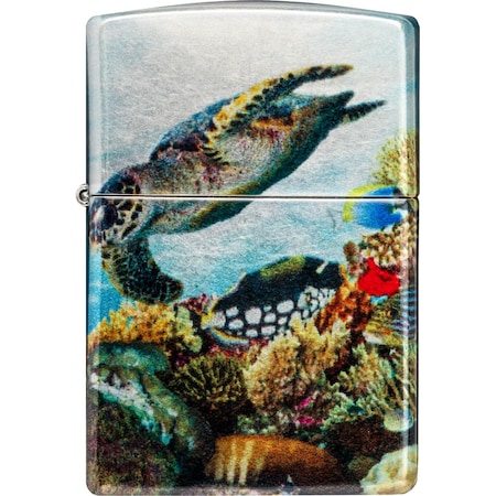Zippo 2024 Zippo Deep Sea Design, Tumbled Chrome ZIP-48780